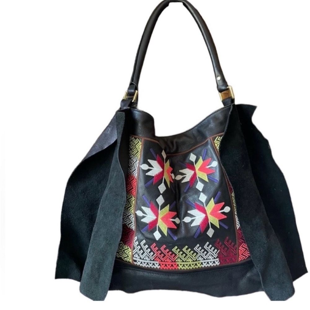 Cynthia Vincent Bohemian Embroidered Bag